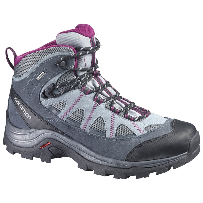 SALOMON AUTHENTIC LTR GTX® W Philippines - Women's Hiking Boots - Silver/Purple | 632195-KFA